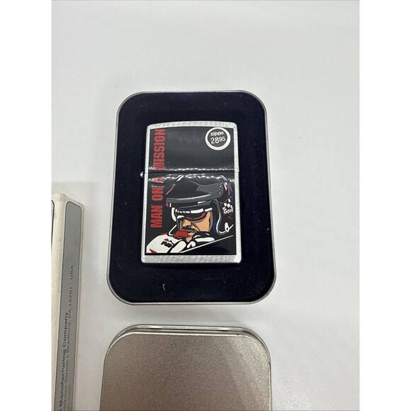 Dale Earnhardt Zippo Lighter Man On A Mission New Sealed - Picture 1 of 9